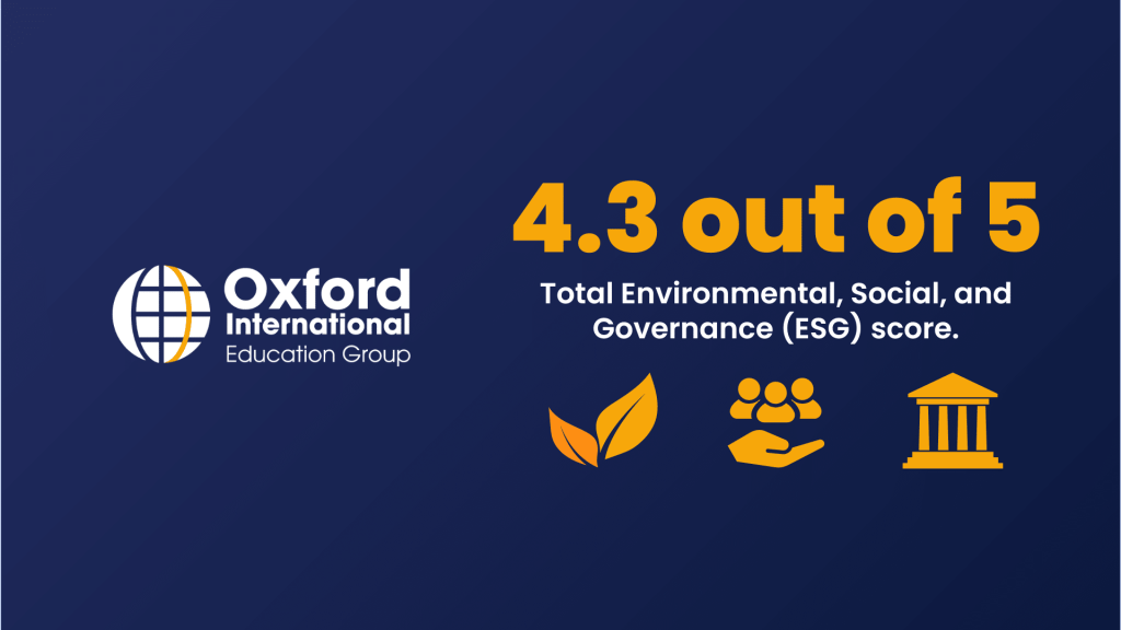 Oxford International Education Group Achieves ESG Excellence